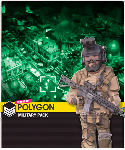 POLYGON Military – Low Poly 3D Synty – Free
